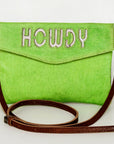 American Darling ADBGS178AM Envelope Hair-On Genuine Leather Women Bag Western Handbag Purse