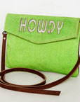 American Darling ADBGS178AM Envelope Hair-On Genuine Leather Women Bag Western Handbag Purse