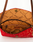 American Darling ADBGS178AS Envelope Hair-On Genuine Leather Women Bag Western Handbag Purse