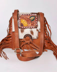 American Darling Cross Body I Hand Tooled Hair-On Genuine Leather Women Bag Western Handbag Purse
