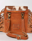 American Darling Cross Body I Hand Tooled Hair-On Genuine Leather Women Bag Western Handbag Purse