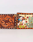 American Darling Cross Body I Hand Tooled Hair-On Genuine Leather Women Bag Western Handbag Purse