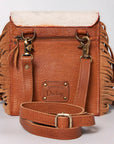 American Darling Cross Body I Hand Tooled Hair-On Genuine Leather Women Bag Western Handbag Purse