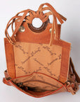 American Darling Cross Body I Hand Tooled Hair-On Genuine Leather Women Bag Western Handbag Purse