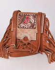 American Darling Cross Body I Hand Tooled Hair-On Genuine Leather Women Bag Western Handbag Purse