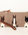 American Darling Wristlet Saddle Blanket Fabric Genuine Leather Western Women Bag | Handbag Purse | Women Wristlet | Wristlet Wristlet | Travel Wristlet | Leather Wristlet | Clutch Wristlet
