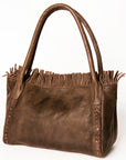 Never Mind Nmbgm110G Tote Vintage Handmade Genuine Cowhide Leather Women Bag Western Handbag Purse