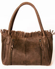 Never Mind Nmbgm110G Tote Vintage Handmade Genuine Cowhide Leather Women Bag Western Handbag Purse