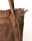 Never Mind Nmbgm110G Tote Vintage Handmade Genuine Cowhide Leather Women Bag Western Handbag Purse