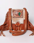 American Darling Cross Body I Hand Tooled Hair-On Genuine Leather Women Bag Western Handbag Purse