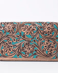OHLAY WALLET Hand Tooled Genuine Leather women bag western handbag purse