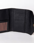 OHLAY WALLET Hand Tooled Genuine Leather women bag western handbag purse