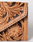 OHLAY WALLET Hand Tooled Genuine Leather women bag western handbag purse