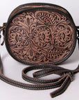 OHLAY KBG107 Canteen Hand Tooled Genuine Leather women bag western handbag purse
