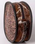 OHLAY KBG107 Canteen Hand Tooled Genuine Leather women bag western handbag purse
