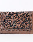 OHLAY WALLET Hand Tooled Genuine Leather women bag western handbag purse