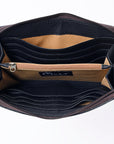 OHLAY WALLET Hand Tooled Genuine Leather women bag western handbag purse