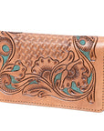 OHLAY WALLET Hand Tooled Genuine Leather women bag western handbag purse
