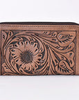 OHLAY WALLET Hand Tooled Genuine Leather women bag western handbag purse