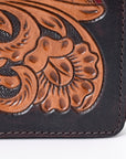 OHLAY WALLET Hand Tooled Genuine Leather women bag western handbag purse