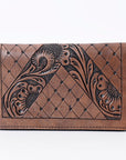 OHLAY WALLET Hand Tooled Genuine Leather women bag western handbag purse