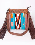 American Darling Signature Crossbody Hand Tooled Saddle Blanket Genuine Leather Women Bag Western Handbag Purse