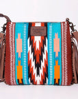 American Darling Signature Crossbody Hand Tooled Saddle Blanket Genuine Leather Women Bag Western Handbag Purse