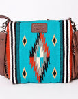 American Darling Signature Crossbody Hand Tooled Saddle Blanket Genuine Leather Women Bag Western Handbag Purse
