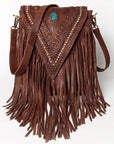 American Darling Messenger Full Grain Genuine Leather Western Women Bag Handbag Purse | Cute