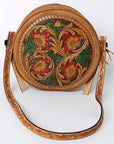 American Darling Hand Tooled Genuine Leather Women Bag Western Handbag Purse