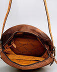 American Darling Hand Tooled Genuine Leather Women Bag Western Handbag Purse