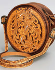 American Darling Hand Tooled Genuine Leather Women Bag Western Handbag Purse