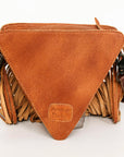 American Darling Hair On Genuine Leather Women Bag Western Handbag Purse