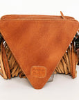 American Darling Hair On Genuine Leather Women Bag Western Handbag Purse