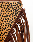 American Darling Hair On Genuine Leather Women Bag Western Handbag Purse