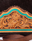 ADBG939 American Darling Hand Tooled Hair On Genuine Leather Women Bag Western Handbag Purse