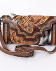 American Darling Hand Tooled Genuine Leather Women Bag Western Handbag Purse