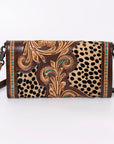 American Darling Hand Tooled Genuine Leather Women Bag Western Handbag Purse