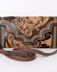 American Darling Hand Tooled Genuine Leather Women Bag Western Handbag Purse