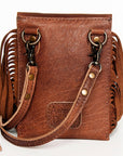 American Darling Hair On Genuine Leather Women Bag Western Handbag Purse