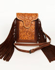 American Darling Hair On Genuine Leather Women Bag Western Handbag Purse