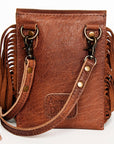 American Darling Hair On Genuine Leather Women Bag Western Handbag Purse