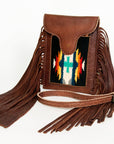 American Darling Hair On Genuine Leather Women Bag Western Handbag Purse