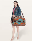 American Darling Saddle Blanket Hair On Genuine Leather Women Bag Western Handbag Purse