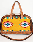 American Darling Saddle Blanket Hair On Genuine Leather Women Bag Western Handbag Purse