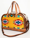 American Darling Saddle Blanket Hair On Genuine Leather Women Bag Western Handbag Purse