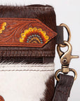 Ohlay Bags KBK114 Clutch Hand Tooled Hair-On Genuine Leather Women Bag Western Handbag Purse