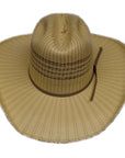 Lonestar Straw Cowboy Hat For Men & Women Breathable Western Wide Brim for Sun Protection