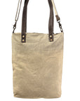 OHLAY KB380 TOTE Upcycled Wool Upcycled Canvas Genuine Leather women bag western handbag purse