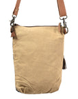 OHLAY MESSENGER Upcycled Wool Upcycled Canvas Hair-on Genuine Leather women bag western handbag purse